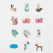 84 Digital Forest Animals Sticker Bundle 1 - Stationery Pal