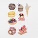 110 Digital Watercolor Dessert Sticker Bundle - Stationery Pal