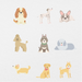 82 Digital Cute Dogs Sticker Bundle - Stationery Pal