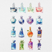 96 Digital Fruity Perfume Sticker Bundle - Stationery Pal