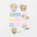81 Digital Floral Planner Sticker Bundle - Stationery Pal