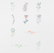 141 Digital Light Colored Animals & Flowers Sticker Bundle - Stationery Pal
