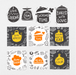 90 Digital Cooking Utensils Sticker Bundle - Stationery Pal