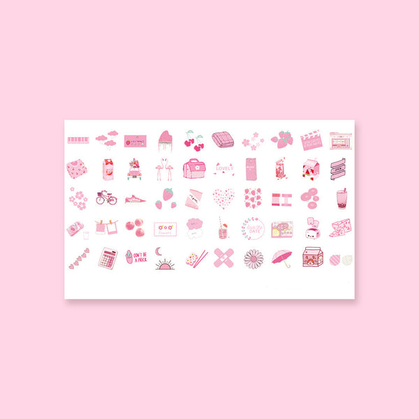 English Letters Sticker - Rose Gold — Stationery Pal