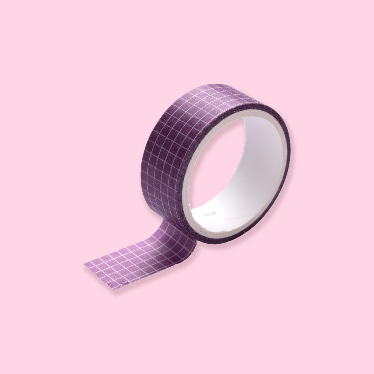 Basic Pattern Washi Tape - Violet - Set of 8