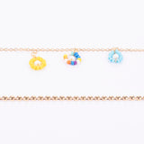 Beaded Flower Alloy Layer Anklets - Stationery Pal