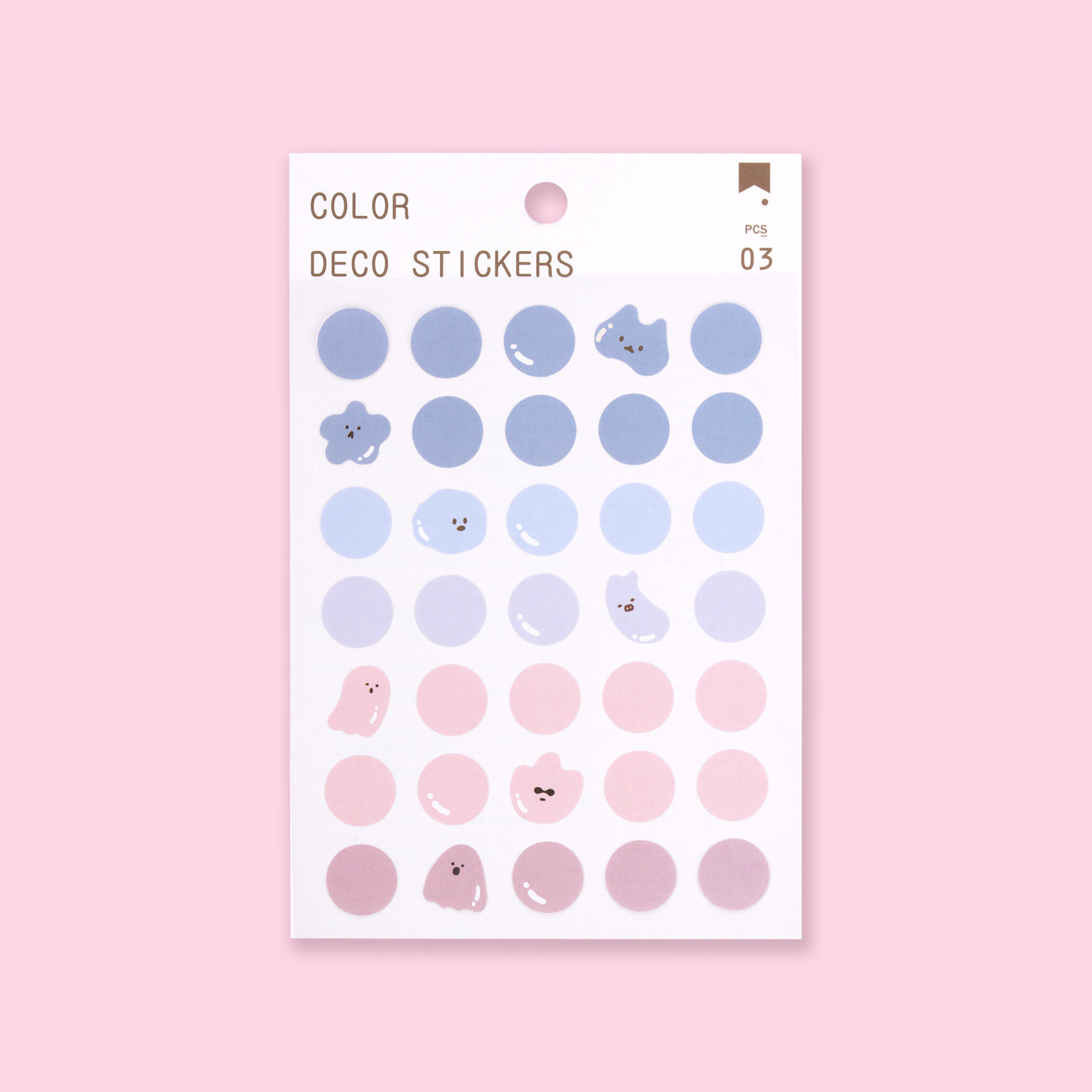 Color Deco Planner Journal Stickers (Dots and Blobs)