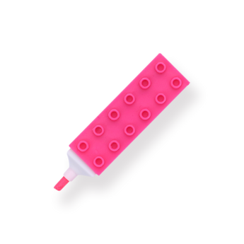 Building Block Highlighter - Pink - Stationery Pal