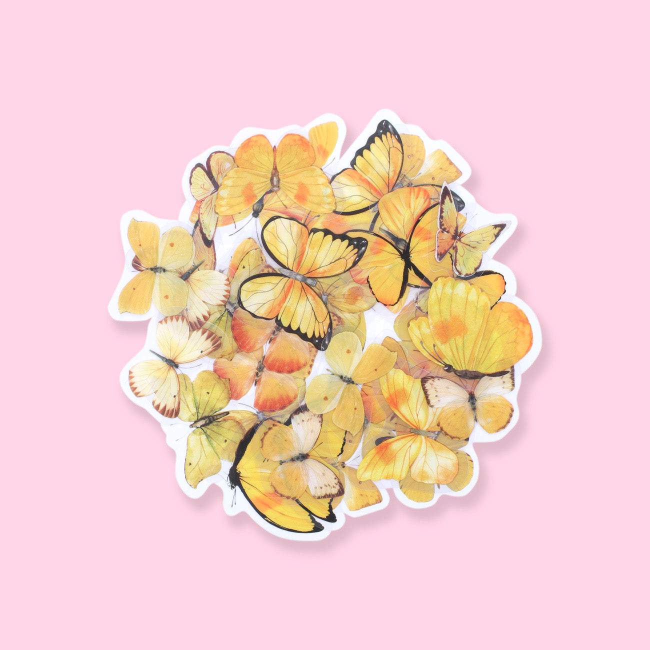 Butterfly Sticker Pack - Yellow