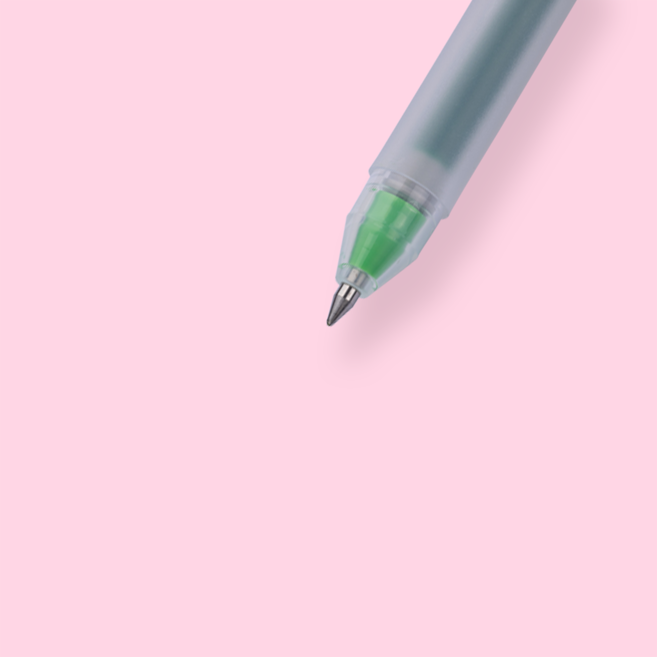 MUJI Cap Type Gel Ink Pen - 0.5 mm - Yellow Green