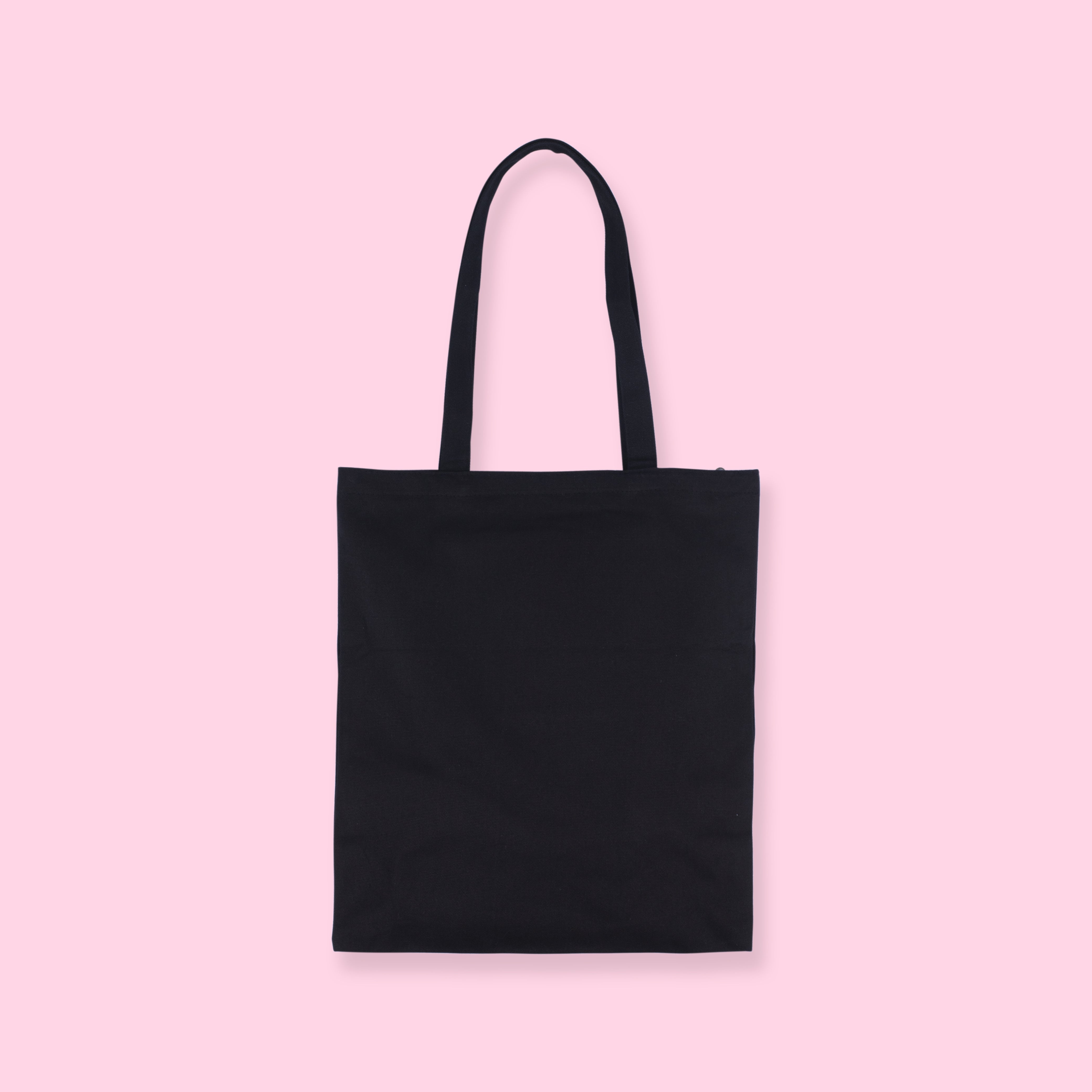 Cute Printed Stylish Tote Bag - Black - Stationery Pal