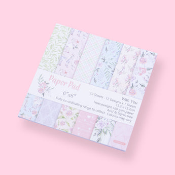 Deco Scrapbooking Paper Pack - Flower - Stationery Pal