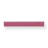 Double Scale Ruler & Pen - Red - Stationery Pal