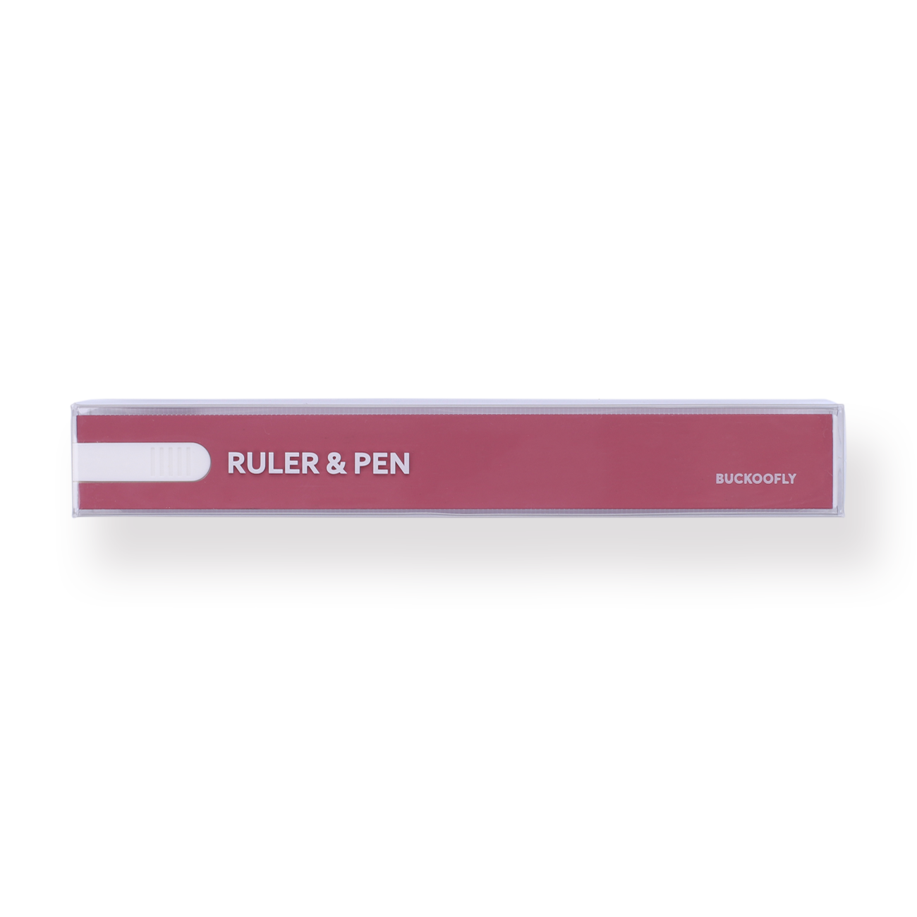 Double Scale Ruler & Pen - Red — Stationery Pal