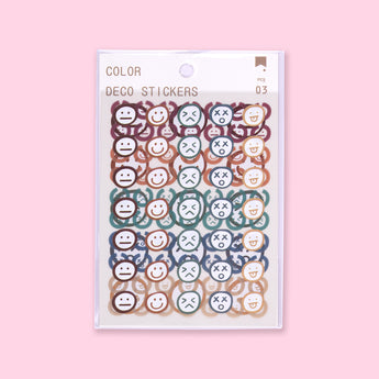 Emoji Aesthetic Summer Deco Sticker - Stationery Pal