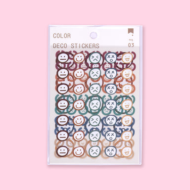 Emoji Aesthetic Summer Deco Sticker - Stationery Pal