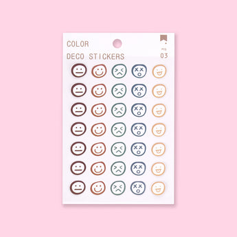 Emoji Aesthetic Summer Deco Sticker - Stationery Pal