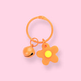 Flower Keychain - Orange - Stationery Pal