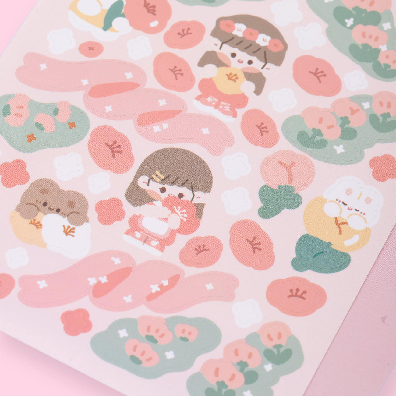 Buy Pretty Pink Flower Sticker - Die cut stickers - StickerApp