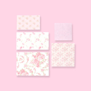 Flower Deco Scrapbooking Paper Pack - Brest - Stationery Pal