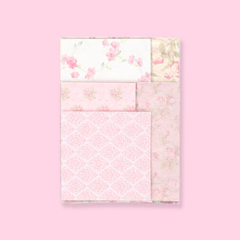 Flower Deco Scrapbooking Paper Pack - Brest - Stationery Pal