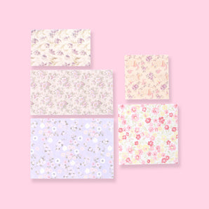 Flower Deco Scrapbooking Paper Pack - Giverny - Stationery Pal