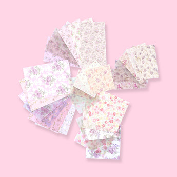 Flower Deco Scrapbooking Paper Pack - Giverny - Stationery Pal