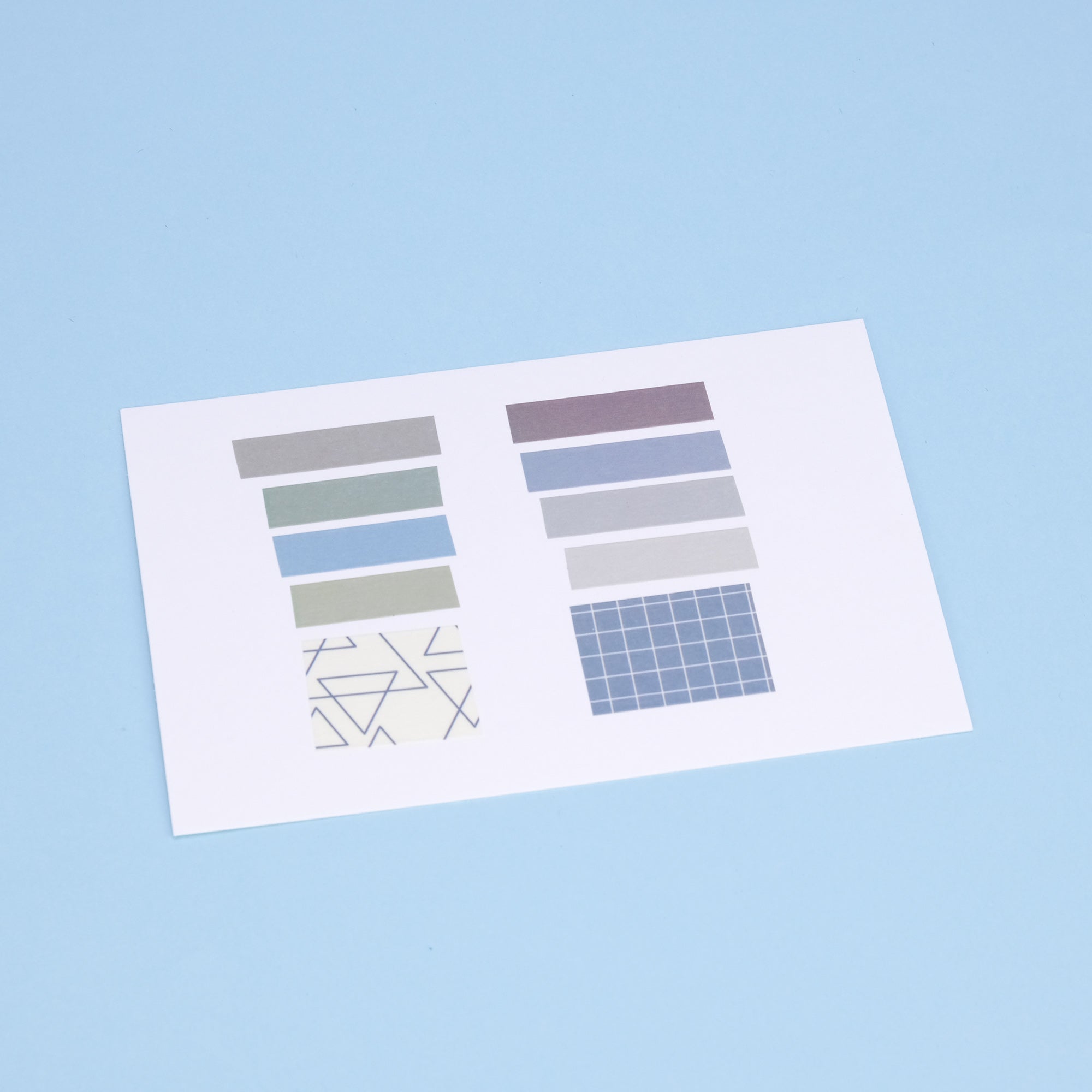 Forest Color Washi Tape - Set of 10  