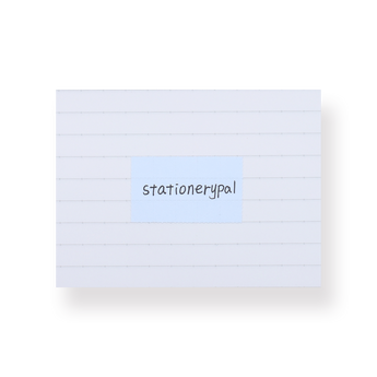 Free Cut Sticky Memo Pad - Sky Blue - Stationery Pal