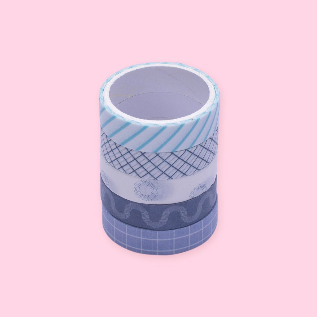 Digital Washi Tape - Shiny Blue