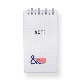 Gimen Ring Notepad - Grid - Stationery Pal