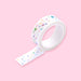 Gingham Polka Dot Decorative Masking Washi Tape - Rainbow - D