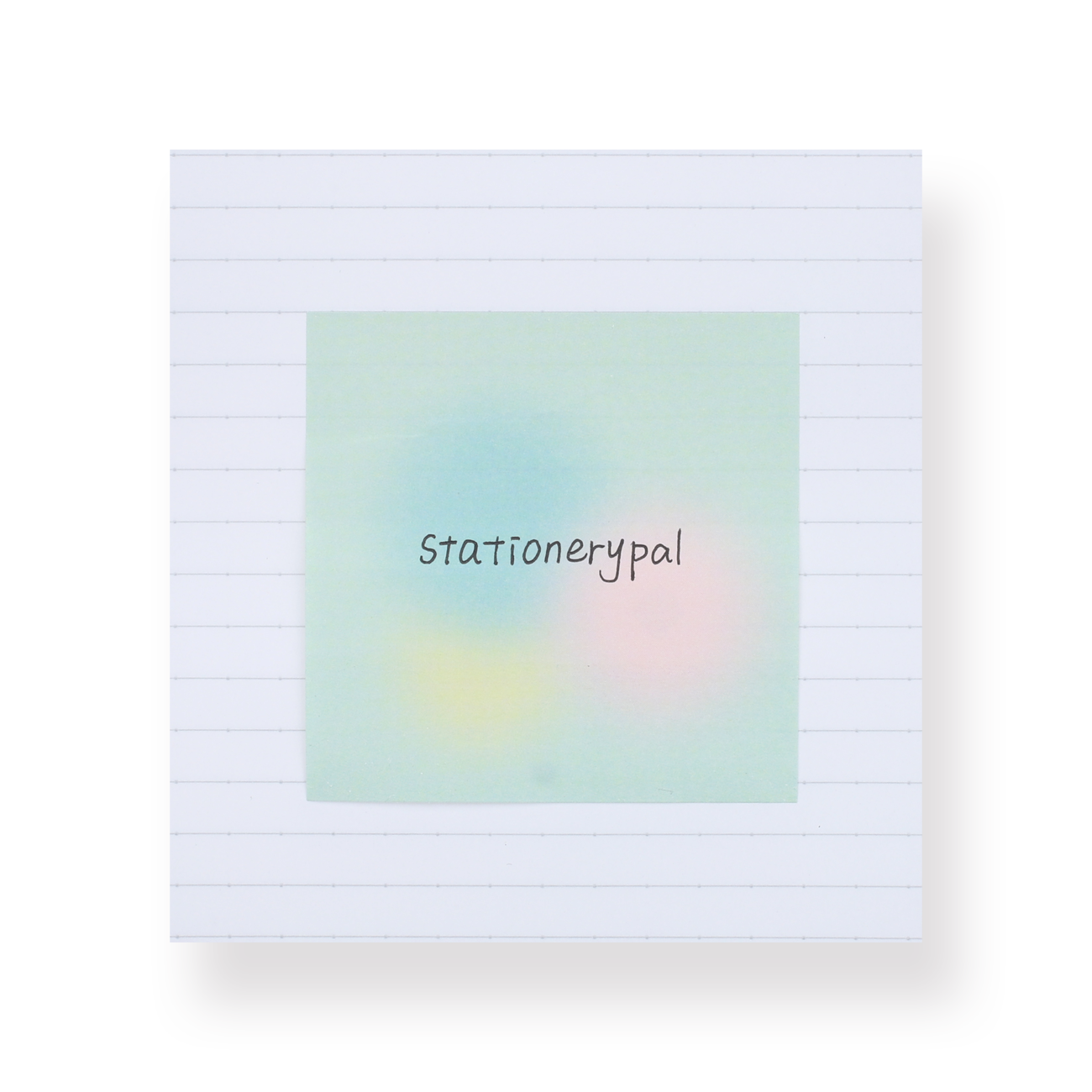 Gradient Pull-Out Sticky Notes - Green - Stationery Pal