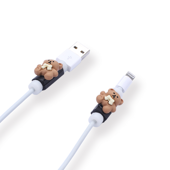 Grizzly Bear Cable Protector - Bowtie - Stationery Pal