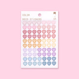 Heart Aesthetic Summer Deco Sticker - Stationery Pal