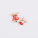 Holiday Enamel Studs - Moose And Bell - Stationery Pal