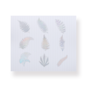 Holographic Sticker Pack - Leaves - Stationery Pal