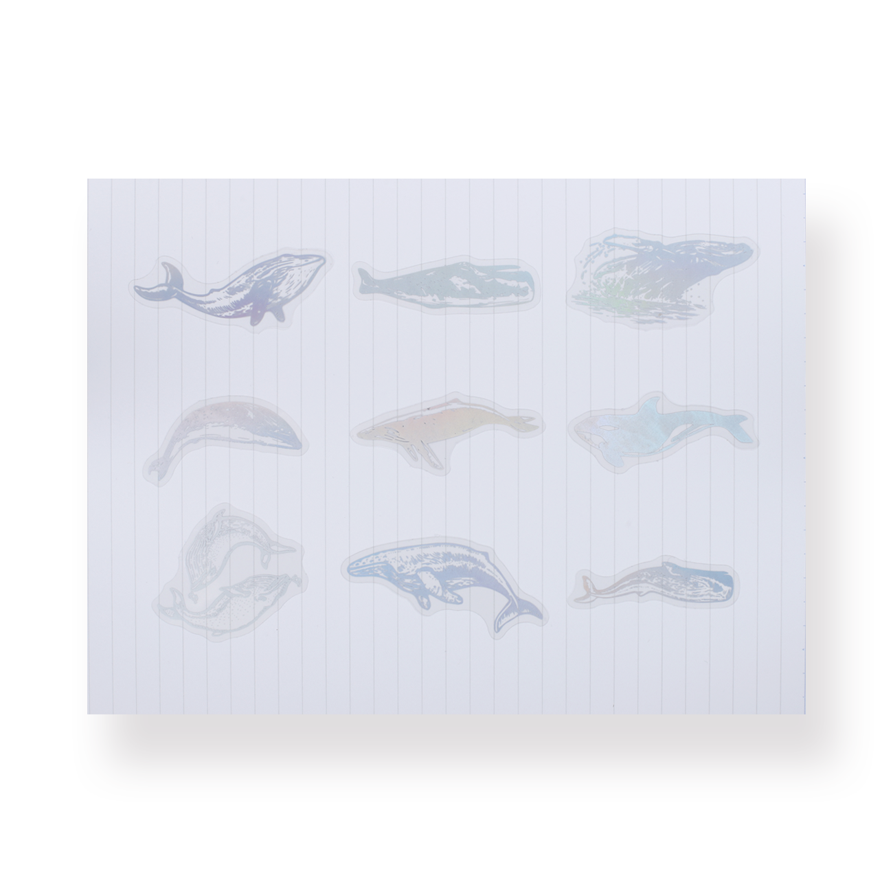 Holographic Sticker Pack - Whale