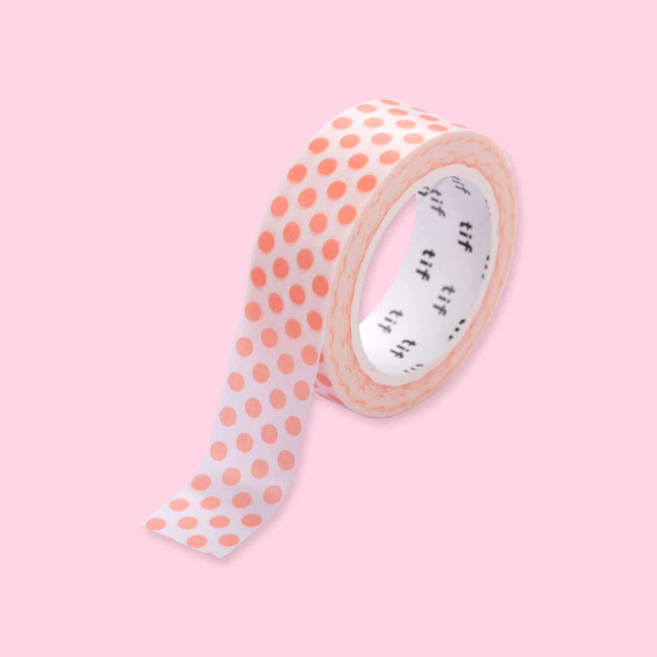 Polka Dot Washi Tape - Peach