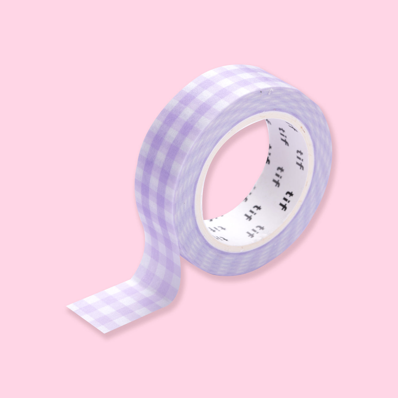 Gingham Washi Tape - Lilac