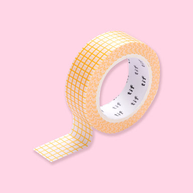 Grid Washi Tape - Orange
