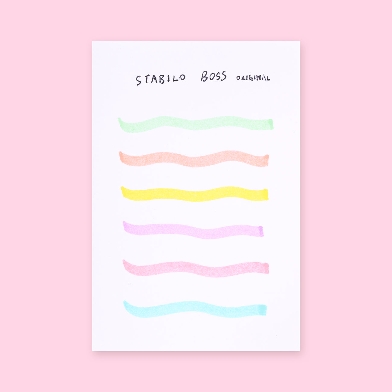 Stabilo Boss Pastel Highlighter - Pink Blush