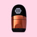 Milan Capsule Sharpener + Eraser Copper - Black