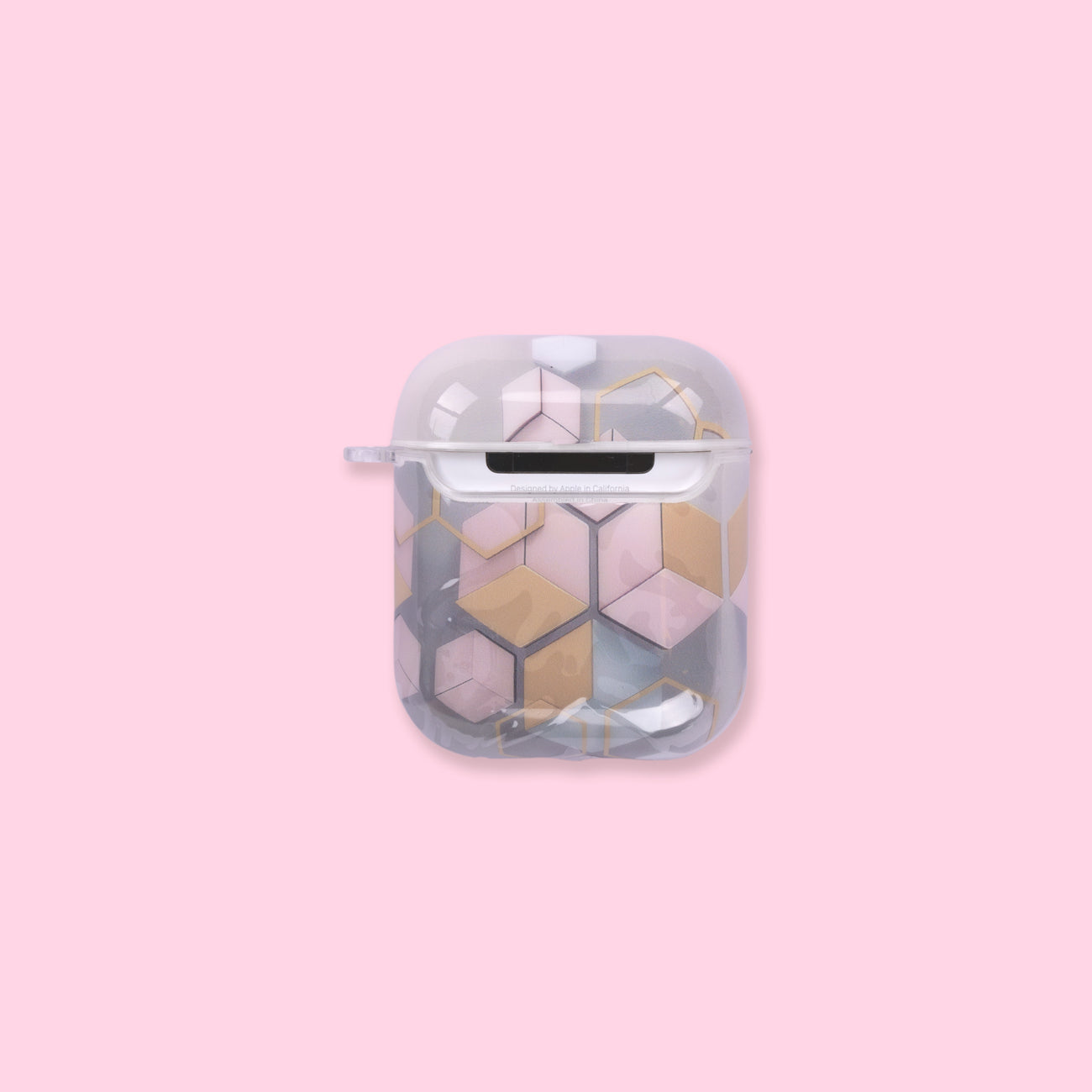 AirPods Case - Cube - Pink & Gray