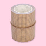 Grid Pattern Kraft Paper Tape - Stationery Pal