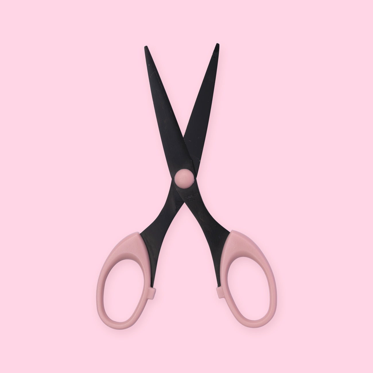multicolored pastel construction paper fanned out with a pair of child's  pink scissors, isolated on white Stock Photo - Alamy