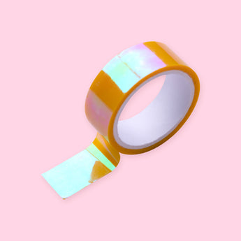 Holographic Washi Tape - Yellow