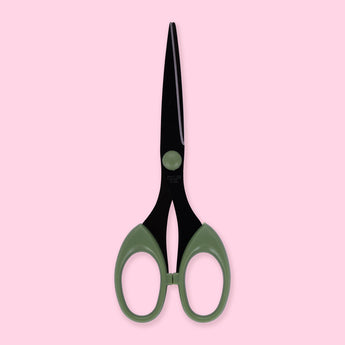 Green Stainless Steel Scissors - Stationery Pal