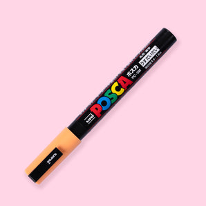 Uni Posca Paint Marker PC-3M - Fine Point - Light Orange - Stationery Pal