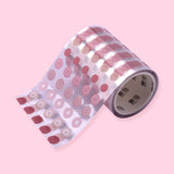 Polka Dot Washi Sticker - Red